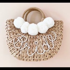 Bride beach bag